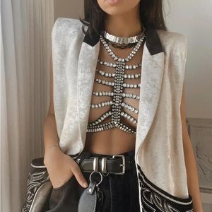 NWT DYLANLEX DLEX VEST WITH EMBROIDERY